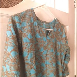 Johnny Was embroidered tunic M💕